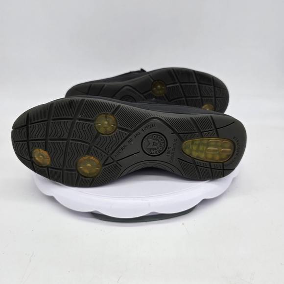 Mephisto Shoes Women 7 B Runoff Leather Walking Sneakers Black - Picture 8 of 10